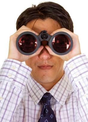 searching for business - businessman