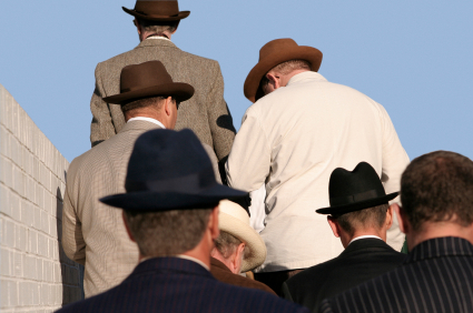 Men in Hats 1950's